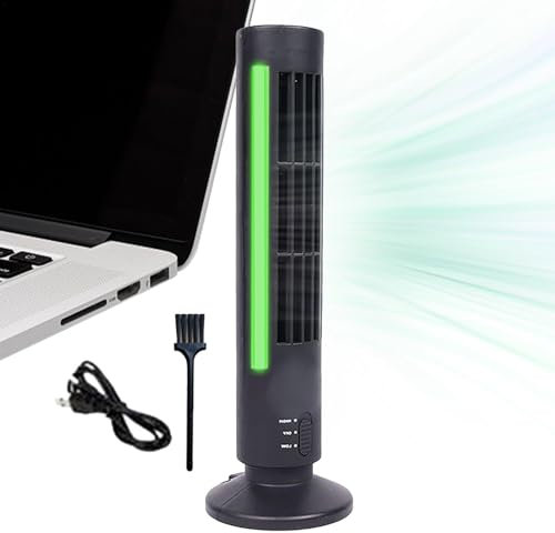 Ventilateur sans pales sur pied, ventilateurs sur pied pour la maison | Ventilateur vertical électrique sans pales - Ventilateur tour vertical à faible bruit pour les voyages, la maison, les dortoirs
