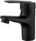 Mitigeur Lavabo Salle de Bain Noir, Bevankly Robinet Lavabo Salle de Bain Monocommande, Robinet Lave-Mains pour Évier, Robinets de lavaboà en Céramique, Corps en Laiton, Noir, G3/8