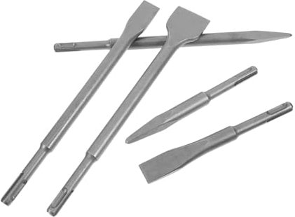 ULTECHNOVO 5stücke Bohrhammer Betonbohrer Set mit Meißeln für Beton Fliesenbohrer und Glasbohrer Zementbohrer und Steinbohrer für Heimwerker und Profis