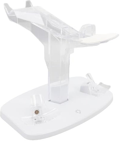 Estación de Carga de Auriculares VR, Soporte de Carga del Controlador para PS VR2 Soporte de Pantalla Desmontable para Auriculares con Indicador LED 2 Cierres Cable Tipo C