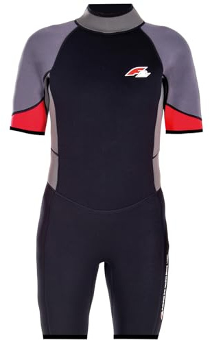 F2 Herren Neopren Anzug Rebel - Shorty 3/2 mm XXL Rot 2024/25