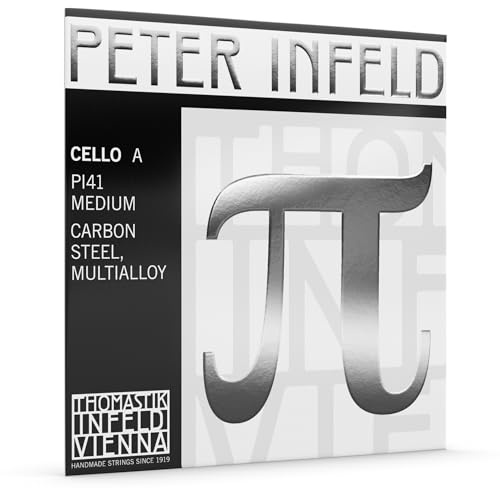 Thomastik Peter Infeld A-Saite für Cello 4/4 Medium Karbonstahl-Kern, Multi Alloy umsponnen - PI41