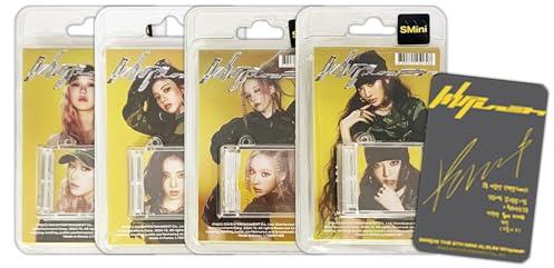 aespa - 5th Mini Album [Whiplash] (SMini Ver. / Random) SMini Case + Package + Music NFC CD + Photocard + 2 Pin Button Badges + 4 Extra Photocards