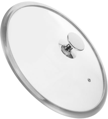 ABOOFAN Tapa De Vidrio Templado Para Sartenes y Ollas Acero Inoxidable Fácil Limpieza