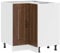 vidaXL Küchen-Eckunterschrank Kalmar Braun Eichen-Optik Holzwerkstoff, Eckunterschrank, Küchenschrank, Küchen-Eckunterschrank