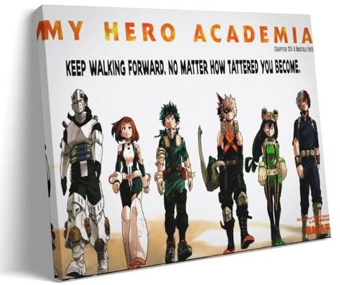 Anime Poster My Hero Academia Todoroki Shoto&deku&all Might&Bakugou Katsuk Poster Dekorative Malerei Leinwand Wandkunst Wohnzimmer Poster Schlafzimmer Malerei,Wandkunst Bilddruck Moderne Familienzimme