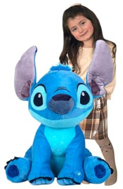 Ferro Stars Stitch,Angel,Leroy,Engel plüsh Kuscheltier Plush XXXL,55cm ab den ersten Lebensmonaten geeignet ((Stitch 55 cm))