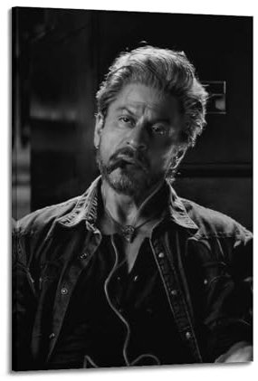 WAWYY Shah Rukh Khan cooles Poster, Wandkunst, Schlafzimmer, Drucke, Heimdekoration, hängendes Bild, Leinwandbild, 20 x 30 cm