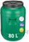 Garronda Weithalsfass 80 Liter Futtertonne mit Deckel ohne Dichtung– BPA-freier HDPE Futterbehälter für Wasser, Lagerung, Tierfutter, Sauerkraut und Gurken GD-0142