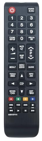 AULCMEET Telecomando,AA59-00741A Nuova sostituzione del telecomando per fit for Samsung LCD LED Smart TV PS43F4500 PS43F4510 PS51F4500 UA32H5000 UA32H5050 UA32H5150 UA40H5000 UA19H4000AW UA22H5000AW