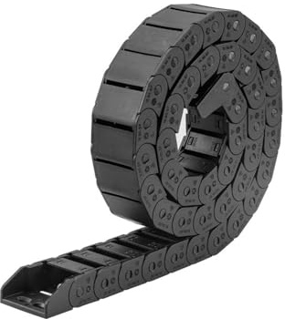 JDMAKJ 1M Schleppketten 15mm x 30mm Kabelschleppkette Drag Chain für 3D Drucker, CNC-Werkzeugmaschinen, Elektronische Geräte DIY kabel ketten Schwarz (1, 15mm x 30mm)