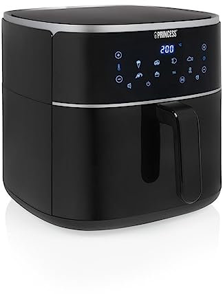 Princess Aerofryer 8L, Friggitrice ad Aria: Termostato Regolabile, Funzione Timer, Cestello Estraibile, Capacità 8 Liters