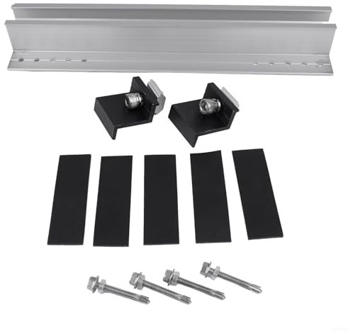 Rail de montage pour module solaire à toit plat, léger, résistant, adapté pour les applications automobiles (lot 2 (pour 30 mm)