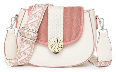 Miss Lulu Cross Body Bag for Women Small Handbags & Shoulder Bags with Adjustable Wide Strap