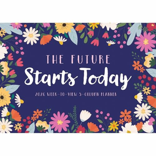 The Future Starts Today A4 Family Planner 2026, Family Planners, Gift