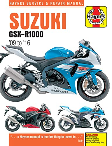 Suzuki GSX-R1000 (09 - 16) Haynes Repair Manual (Paperback)