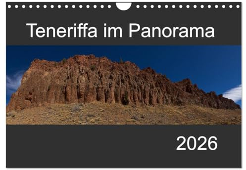 Teneriffa im Panorama (Wandkalender 2026 DIN A4 quer), CALVENDO Monatskalender: Ansichten und Landschaften der kanarischen Insel im Panoramaformat. (CALVENDO Natur)