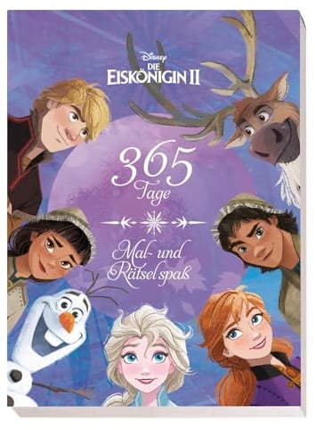 Disney Die Eiskönigin 2: 365 Tage Mal- und Rätselspaß: Block mit Perforation