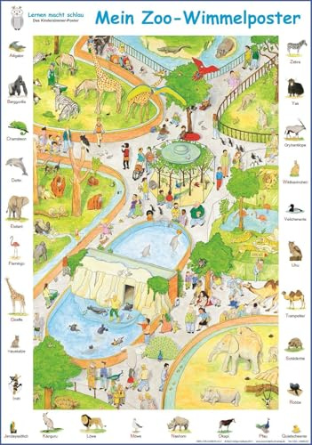 Mein Zoo-Wimmelposter: DINA3