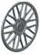 Ninco 4 x Radkappen Radzierblenden BBS + Disc 43,2 cm