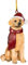 Design Toscano Christmas Ornaments, Weihnachten Golden Retriever Ferienhundeornamente