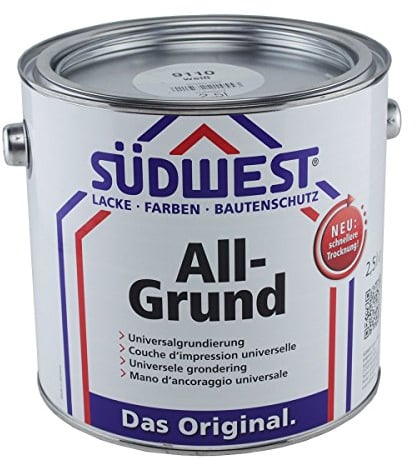 Südwest Grundierung All-Grund 2,5 Liter Oxidrot
