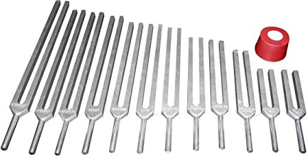 Radical Lot de 12 fourchettes d'accordage Kabbale Arbre de vie Sephiroth avec activateur et pochette