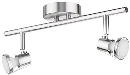 ledscom.de Deckenleuchte LEONIS, zweiflammig inkl. je 630lm LED GU10 Lampen warm-weiß
