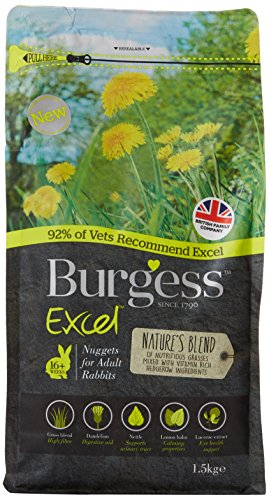 Burgess Excel Natures Blend Kaninchenfutter, 1,5 kg