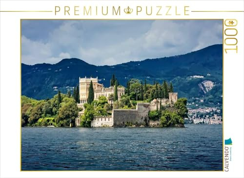 CALVENDO Puzzle Isola del Garda - Villa Cavazza-Borghese | 1000 Teile Lege-Größe 64 x 48 cm Foto-Puzzle für glückliche Stunden