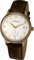 JACQUES LEMANS Damenuhr Retro Classic Lederarmband massiv Edelstahl ip-Bronze Big Date N-215.1ZL