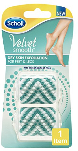Scholl Velvet Smooth Exfoliator Replacement Roller Head (Pack of 2)