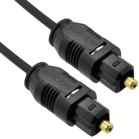 kenable TOS Link TOSLink Optical Digital Audio Cable 2.2mm Lead 0.3m