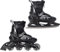 RAVEN Profession 2in1 Schlittschuhe Inlineskates Inliner für Kinder und Erwachsene verstellbar (Black, 35-39 (23cm-25,5cm))
