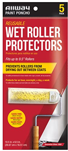 Paint Poncho Cover Allway Tools-PON-RL, Blue Packaging, Roller Size