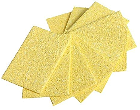 CMJ 5 x Soldering Iron Sponge Pads Welding Solder Iron UK Seller