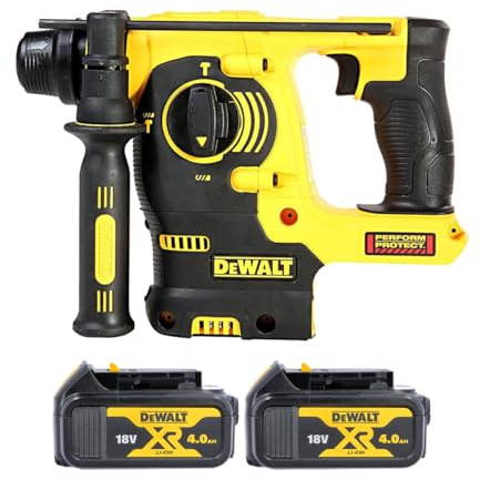 DeWalt DCH253N 18V SDS+ Hammer Drill with 2 x 4.0Ah DCB182 Batteries