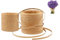 2 rollos de cinta de papel de rafia natural de 400 m, para tejer y jardinería, guirnaldas de Navidad, carteles, paquetes de regalo, ramos de flores, etc.