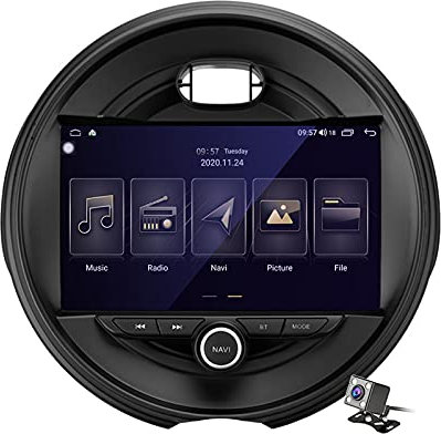 Buladala Android 10 Radio De Coche Navegacion GPS para BMW Mini Cooper F54 F55 F56 F60 2015-2019 Soporte 5G WiFi DSP/FM RDS Radio de Coche Estéreo Carplay Auto/Bluetooth SWC/Voice Control,M150s