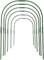 WERTSWF - Juego de 6 Arcos de Invernadero de Acero con Revestimiento de plástico extraíble para macizos elevados, Color Verde