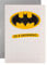 Hallmark Blanko-Geburtstagskarte Batman – personalisierbares Design mit Aufkleberbogen, weiß, schwarz und gelb, 25568079