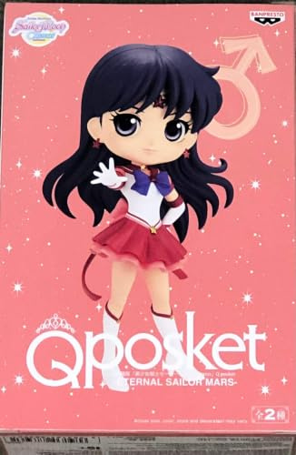 Banpresto Pretty Wächter Sailor Moon – Eternal Sailor Mars – Q Posket 14 cm