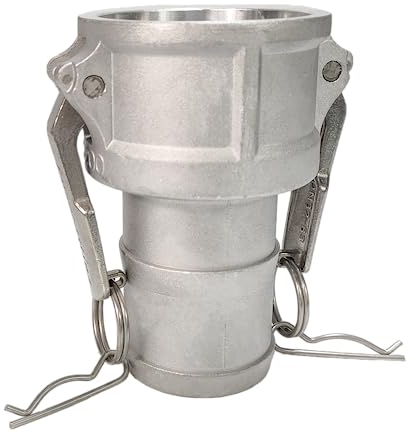 SURE TEC Kamlock Kupplungen Typ C Adapter mit Schlauchtülle (Aluminium, 1)