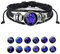 Niblido Zodiac Signs Spirit Bracelet, Handmade Woven Multilayer Adjustable 12 Constellation Zodiac PU Leather Bracelets Unisex, Glow in the Dark Zodiac Jewelry Gifts For Women Men (Cancer)