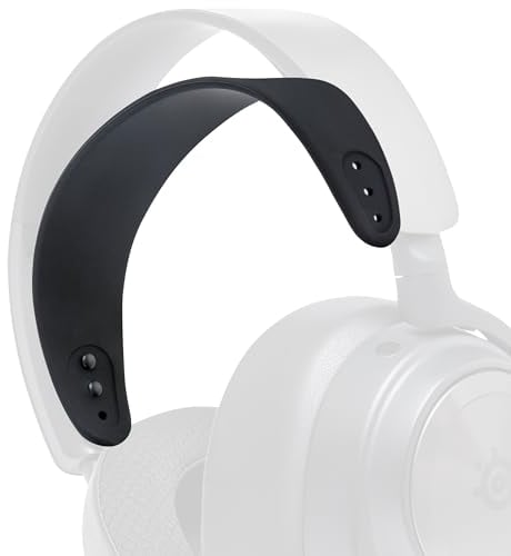 WC DiademaZ Arctis Nova - Diadema de Silicona Mejorada para Auriculares Arctis Nova de Wicked Cushions - Flexibilidad, Comodidad y Estilo mejorados con diseños de Almohadillas a Juego | Black