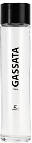 Shurity Bottiglie Personalizzate Trasparente 75cl Tube (10PZ. Acqua Gassata)
