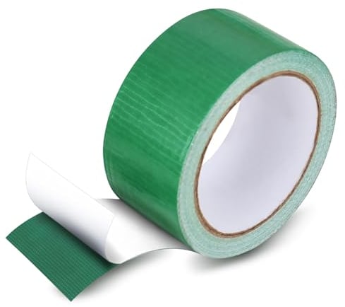 XCRPRT Nastro di Riparazione per Teloni, Toppe per Teloni, Nastro per Teloni, 30M*5CM, Telone PVC, Nastro Adesivo Verde per Teloni per Camion, Tende da Sole, Tende