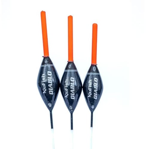 Advanced Angling Solutions Ltd Nu Fish Diablo Big Top Pole Floats C/O (0.4g)