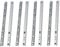 MOCNT 4 Paar (8 Stück) 374mm Schubladenführungen 17mm Nut Schubladenschienen Vollauszug Schubladenauszug Kugellager Stahl Schienen Schubladen Auszugsschienen Kabinett