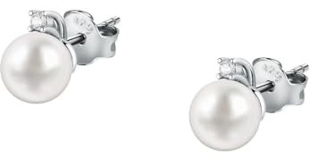 FAVS Damen-Ohrstecker 925er Silber Süßwasserperle One Size 89148308